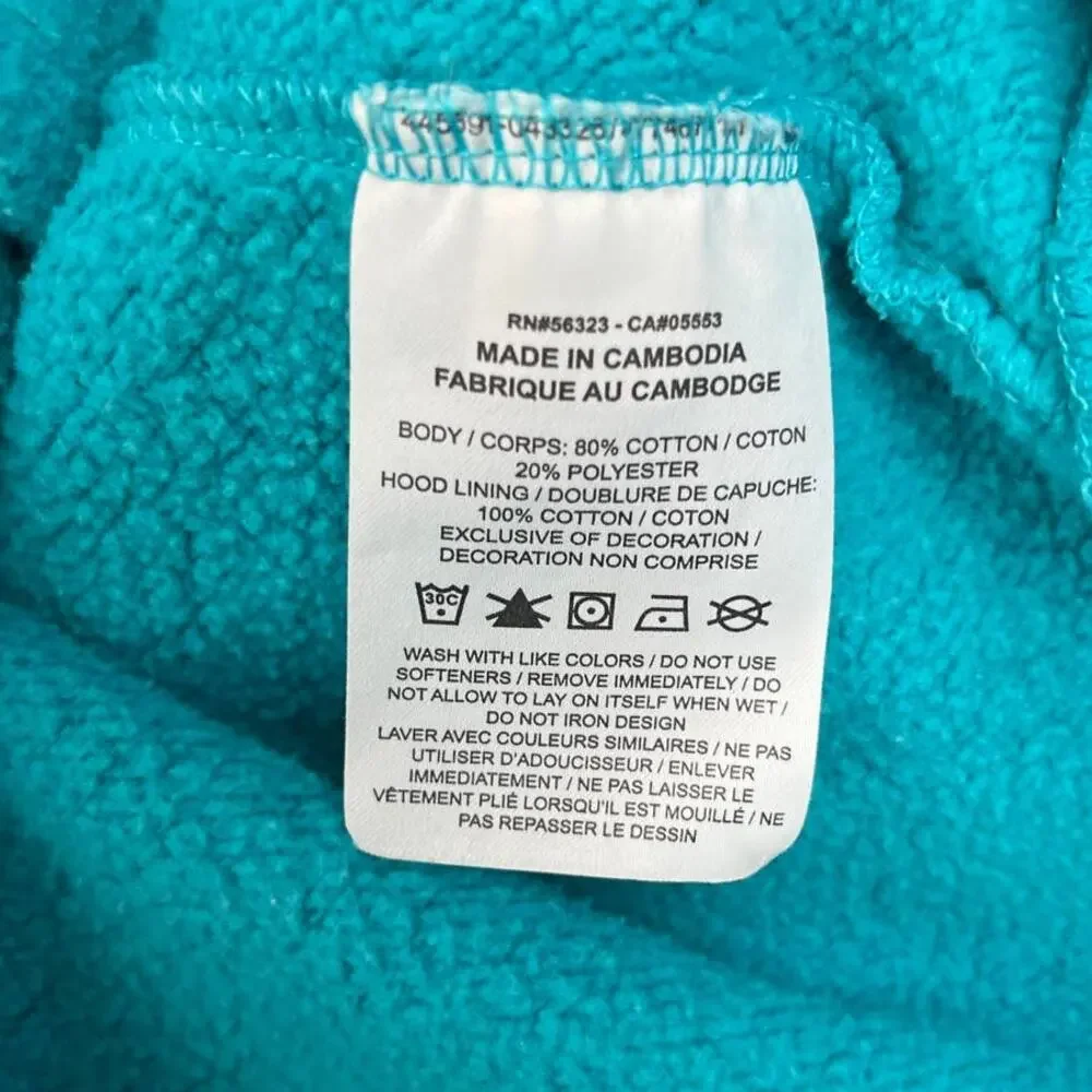 Nike SB Icon Oracle Aqua Blue Pullover Hoodie Men's Sz XS